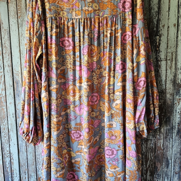 1X RustyDusty Flowy Floral dress - Picture 9 of 10